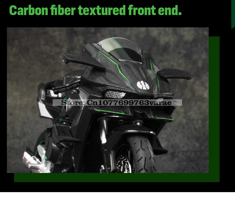 MSZ 1:18 Kawasaki Ninja H2R Suzuki YAMAHA modèle de moto en alliage moulé sous pression, jouet cadeau, modèle de moto statique moulé sous pression