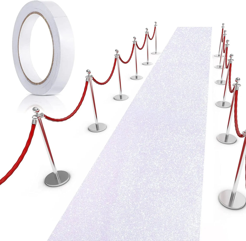 Glitter Rug for Wedding Christmas Thanksgiving Outdoor Accessories, Wedding Party Corridor Rug (Glitter Champagne Gold, 1.2mx6m