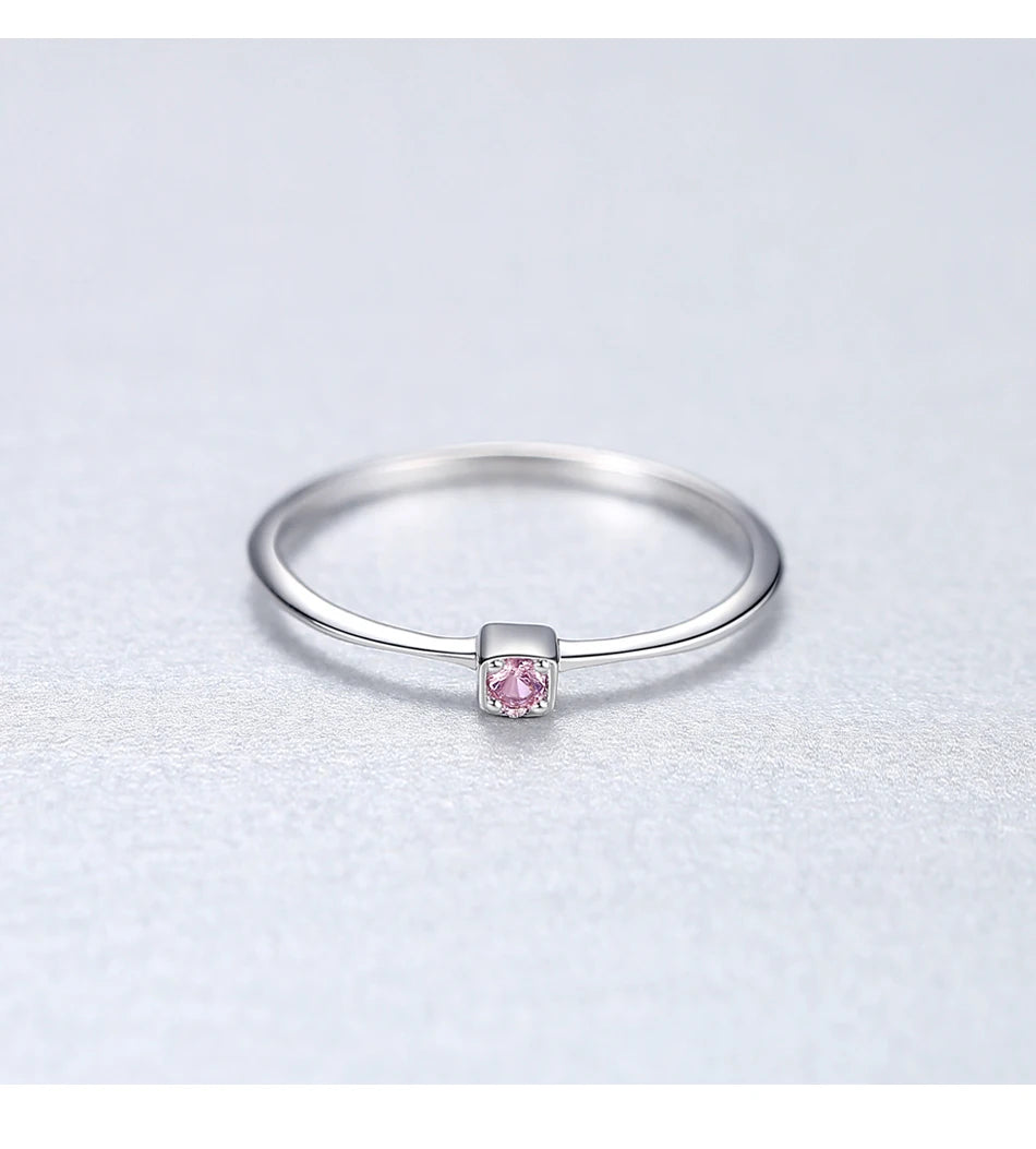 PAG&MAG Created Emerald VVS Bague Rings 925 Sterling Silver Stackable Ring For Women Green Gemstone joyas de plata 925 mujer