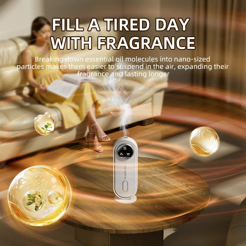 Diffuseur d'Arômes / d'Huiles Essentielles - Appareil de Parfum Désodorisant pour Maison, Bureau et Chambre