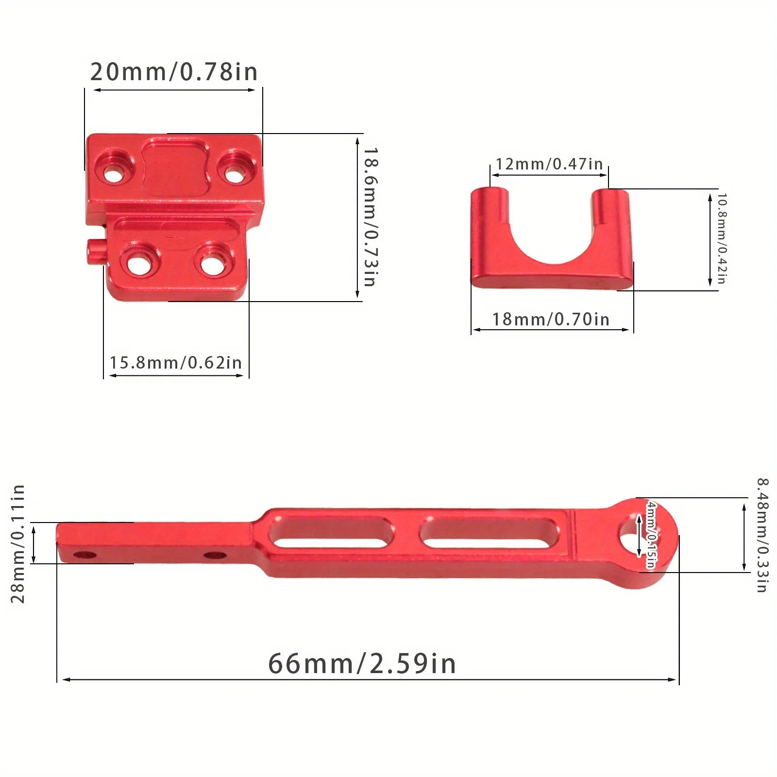 MN82 Metal OP Rear Axle Leaf Spring Modified Rod Set Fixing Plate Fastenings Kit For 1/12 MN82s 82Pro LC79 RC Car Upgrade Parts