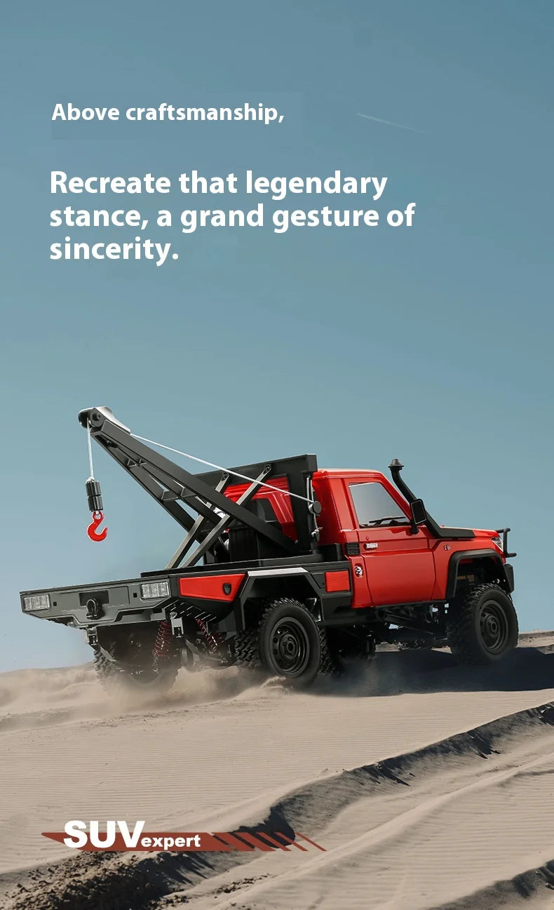 1:12 MN82 Proportional Simulation Remote-controlled Off-road Vehicle Four-wheel Drive Remote Control Pickup Model Boy Toy Gift