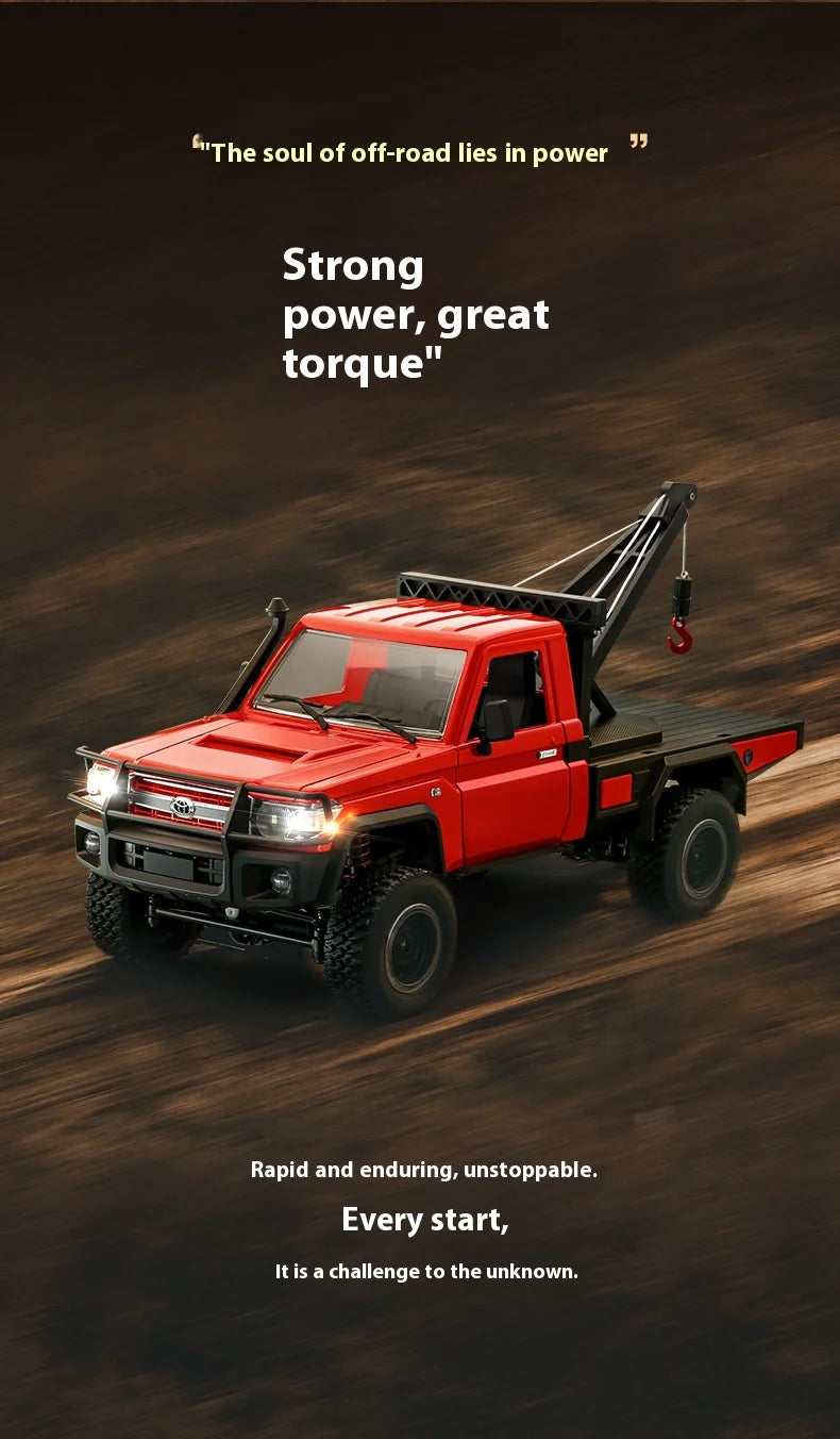 1:12 MN82 Proportional Simulation Remote-controlled Off-road Vehicle Four-wheel Drive Remote Control Pickup Model Boy Toy Gift