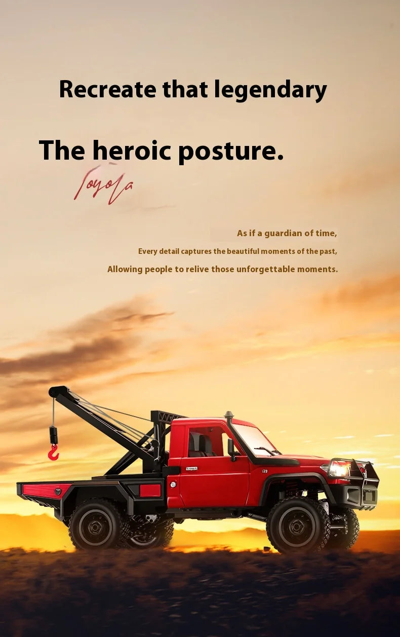 1:12 MN82 Proportional Simulation Remote-controlled Off-road Vehicle Four-wheel Drive Remote Control Pickup Model Boy Toy Gift