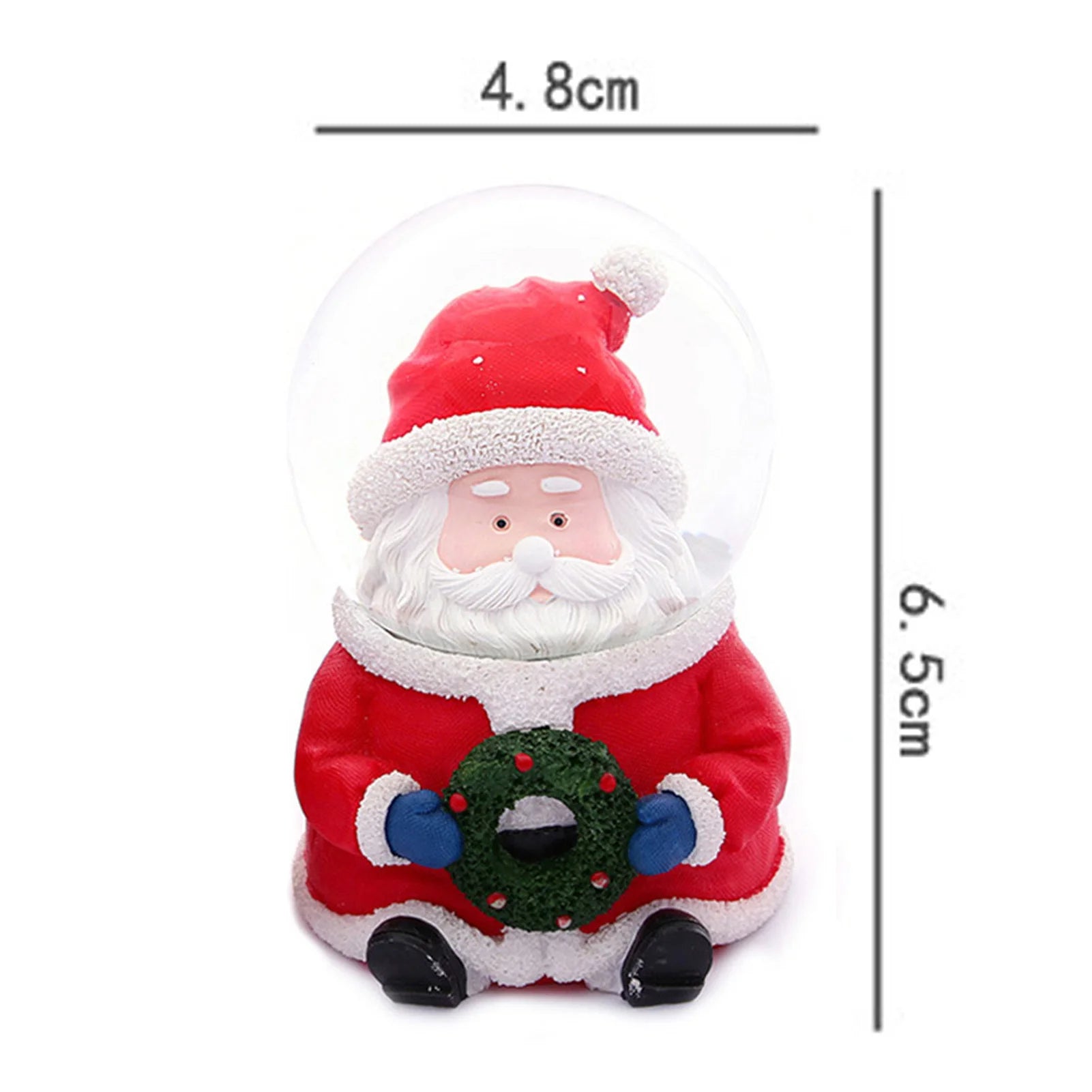 Boule à Neige en Cristal / Globe de Noël – Matériau de Haute Qualité – Décoration Polyvalente – Cadeau Idéal pour Thanksgiving et Noël