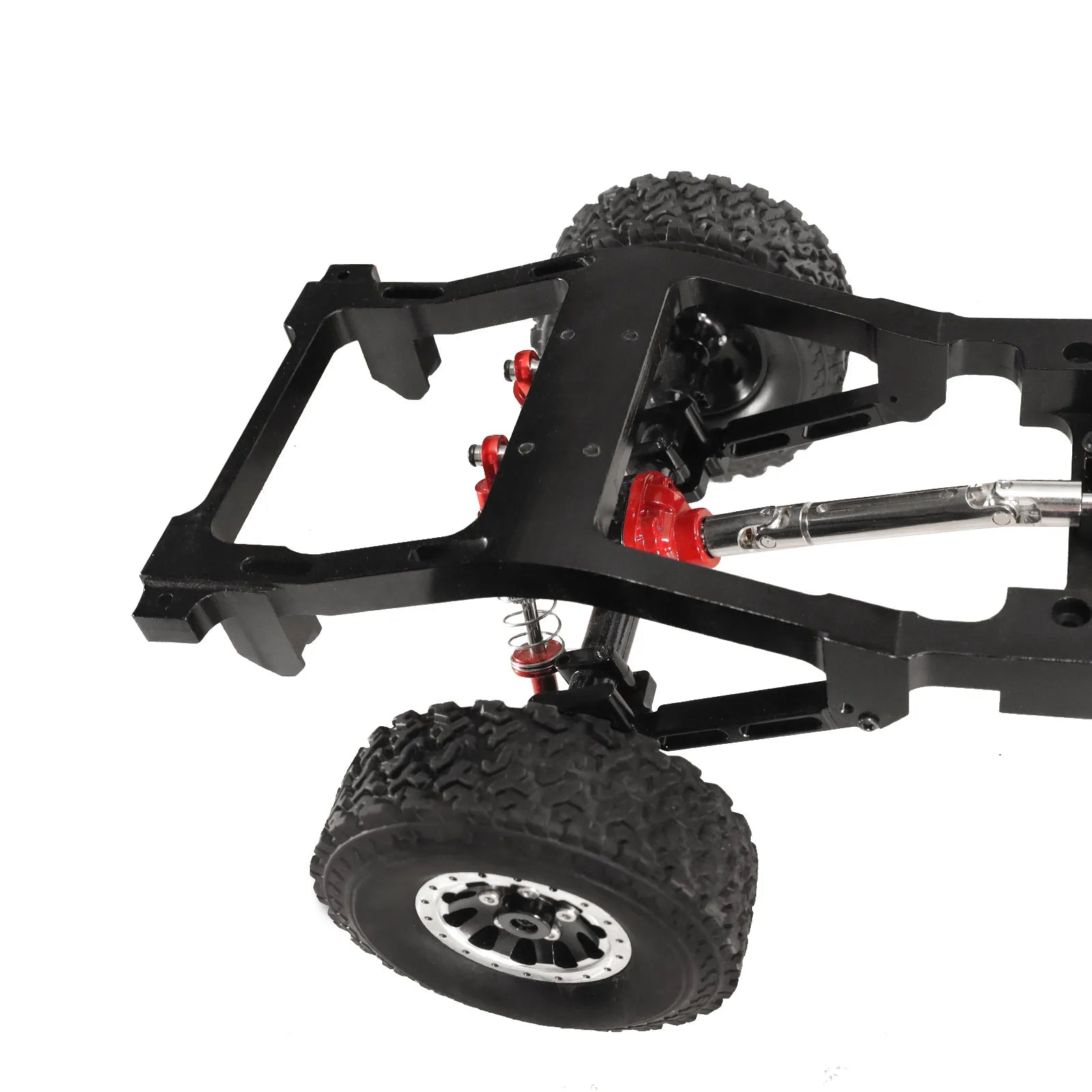 MN82 Metal OP Rear Axle Leaf Spring Modified Rod Set Fixing Plate Fastenings Kit For 1/12 MN82s 82Pro LC79 RC Car Upgrade Parts